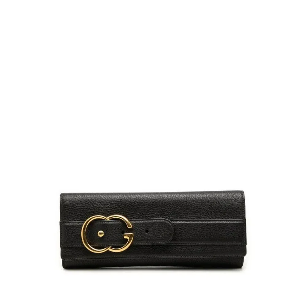 Gucci GG Buckle Clutch Bag